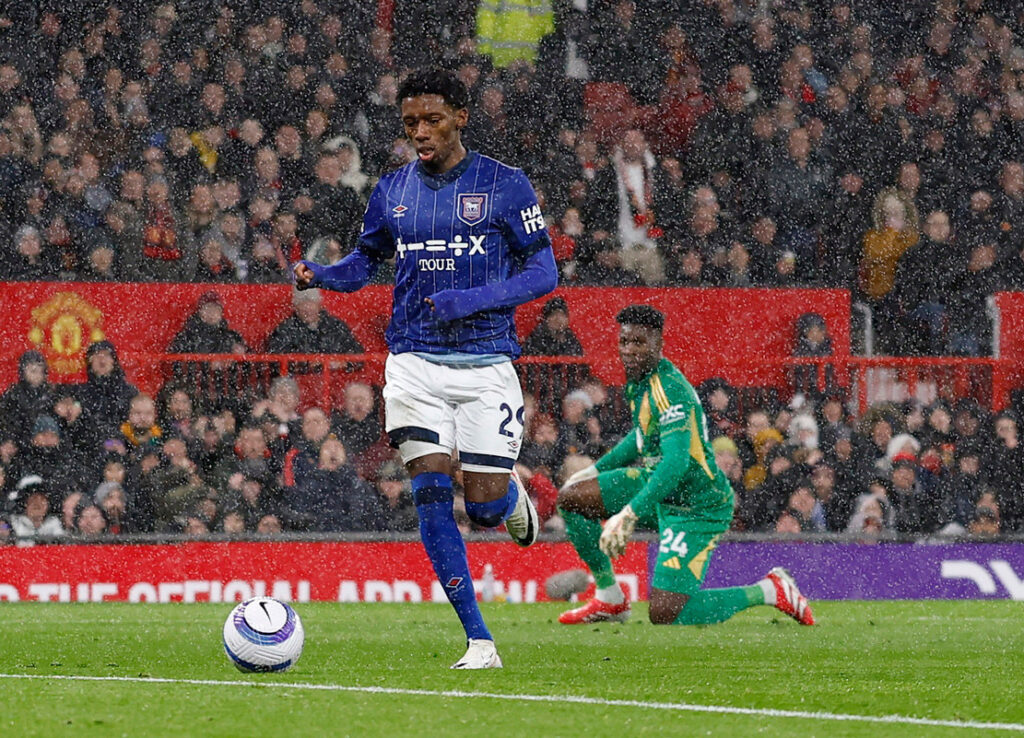 Jaden easily opened the scoring for Ipswich - Photo: BR