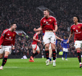 In the 26th minute, De Ligt scored a close-range goal to raise the score to 2-1 - Photo: MUFC